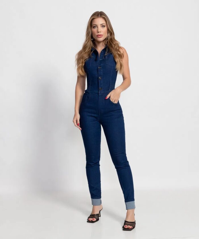 Biotipo Macacão Jeans