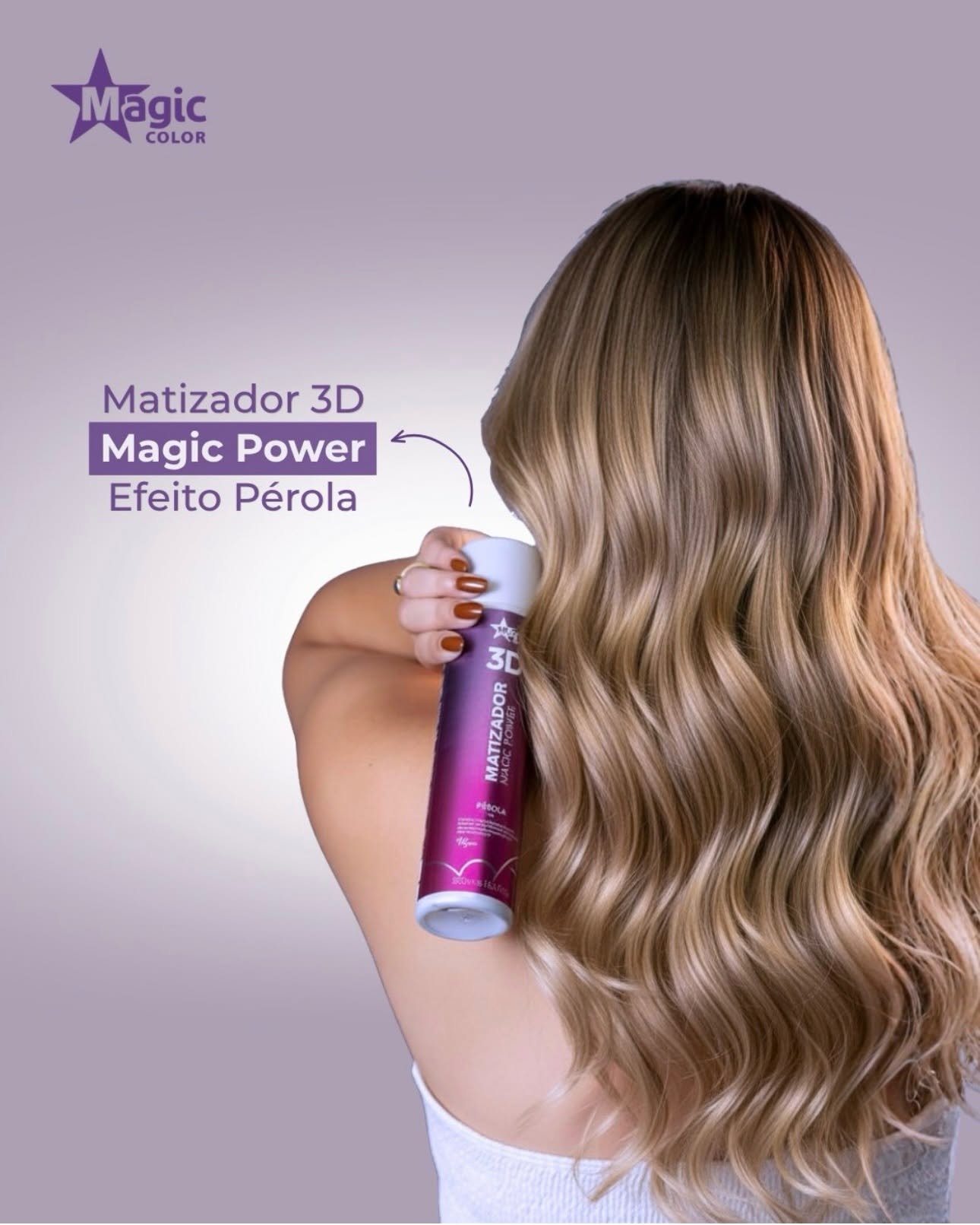 Matizador Magic Color - 3D Magic Power - Efeito Pérola - 300ml - Imagem 2
