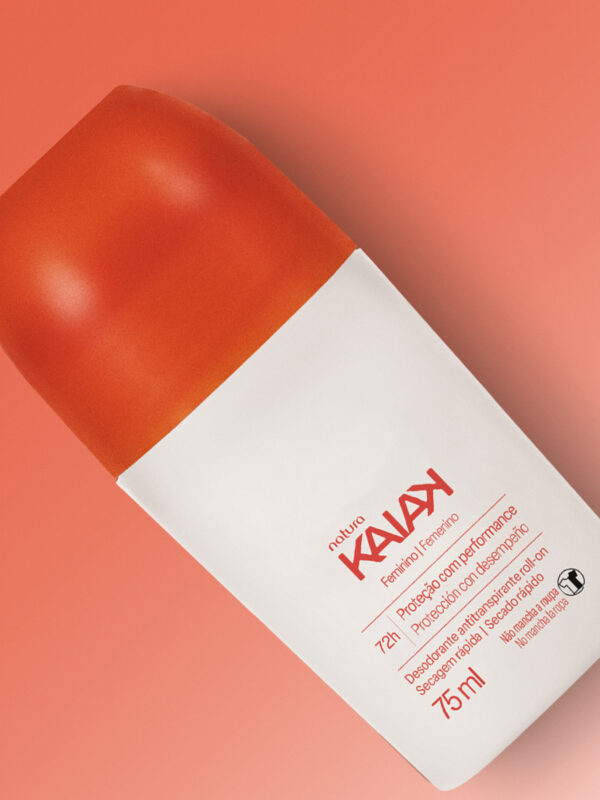 Desodorante antitranspirante roll-on Kaiak Feminino 72 HS-Natura