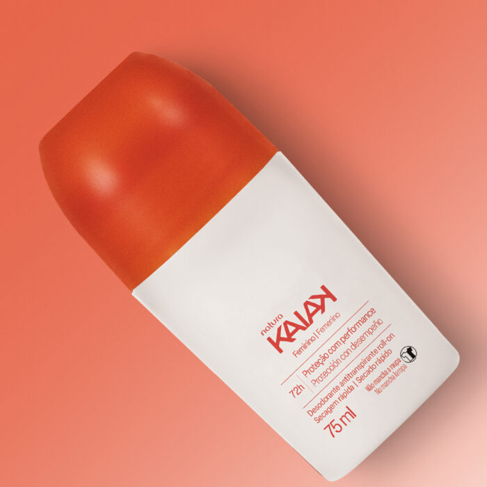 Desodorante antitranspirante roll-on Kaiak Feminino 72 HS-Natura