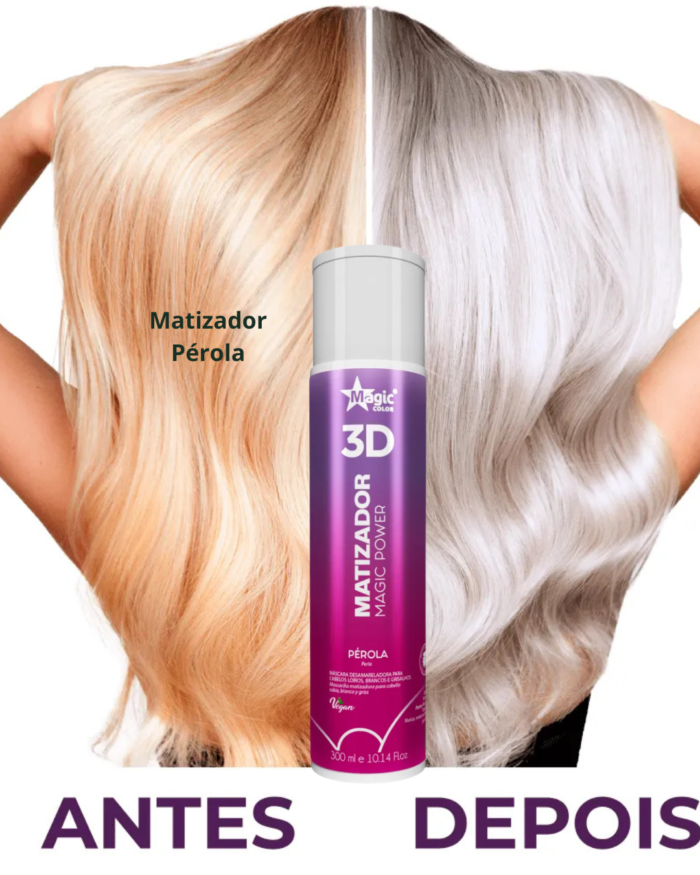 Matizador Magic Color - 3D Magic Power - Efeito Pérola - 300ml - Imagem 3