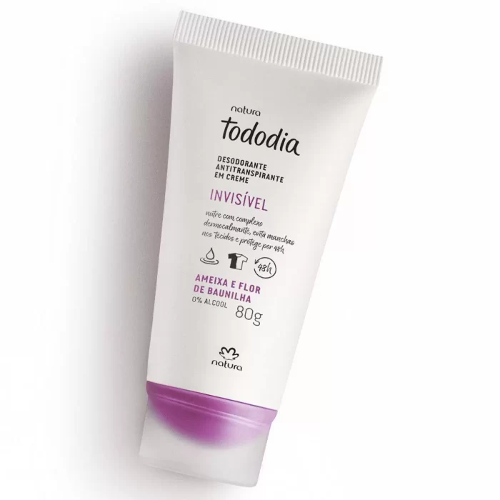 Desodorante Antitranspirante em Creme Todo dia 80g Ameixa Invisivel e Flor de Baunilha - Image 2