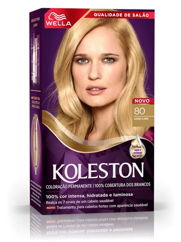 COLORAÇÃO KOLESTON LOURO CLARO 80