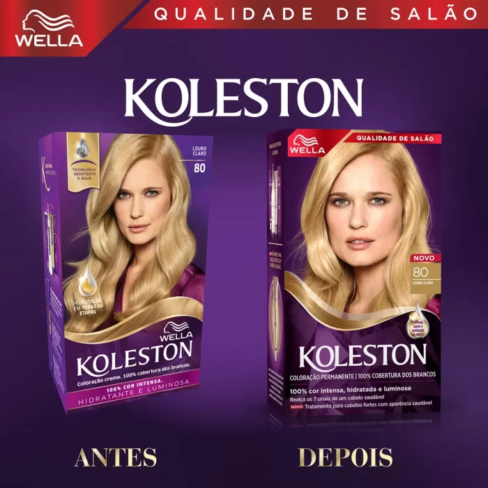 COLORAÇÃO KOLESTON LOURO CLARO 80 - Imagem 4