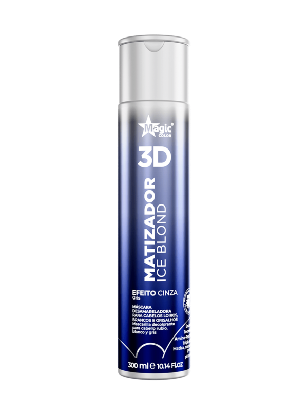 Matizador 3D Ice Blond - Efeito Cinza - 300ml