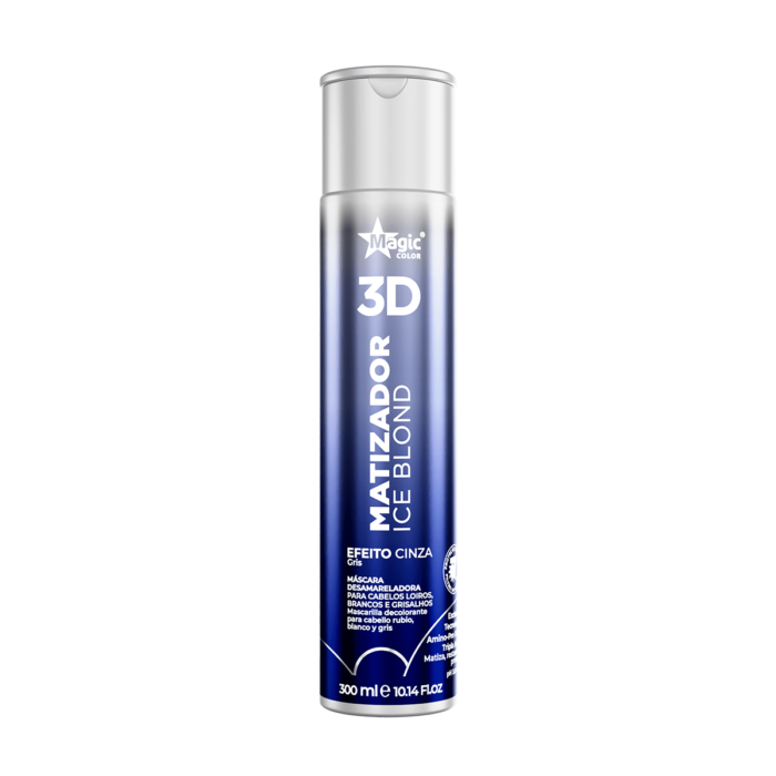 Matizador 3D Ice Blond - Efeito Cinza - 300ml
