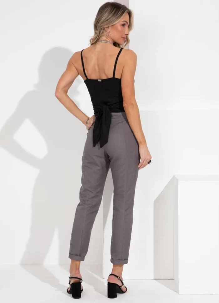 Blusa Preta com Transpasse - Imagem 4