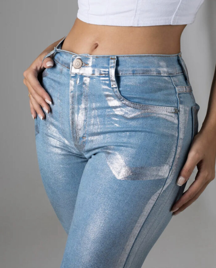 CALÇA JEANS SAWARY BOOT CUT - METALIZADA 275751