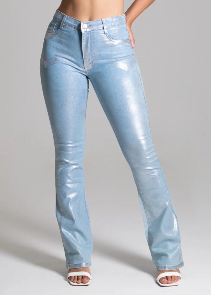 CALÇA JEANS SAWARY BOOT CUT - METALIZADA 275751 - Image 8