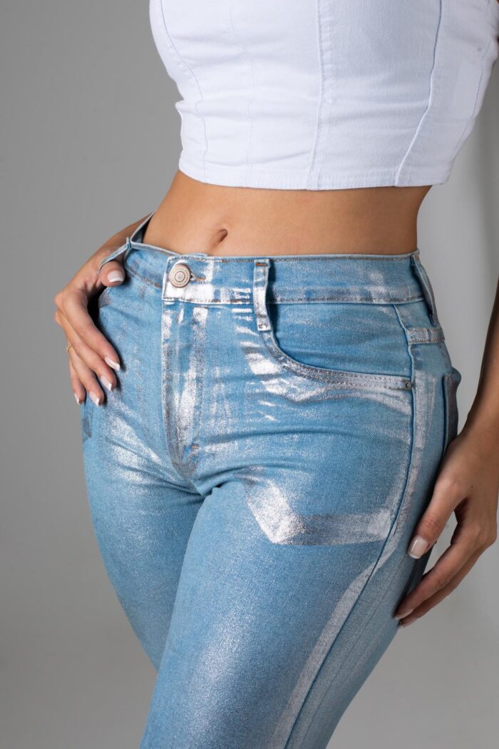 CALÇA JEANS SAWARY BOOT CUT - METALIZADA 275751 - Image 4