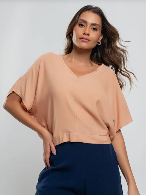 Blusa Morcego Viscolinho Salvatore Fashion