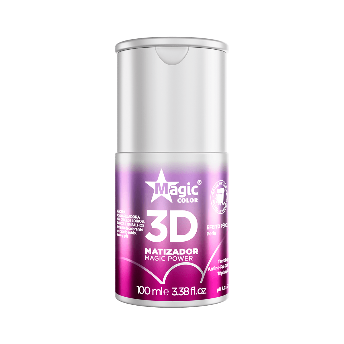 Mini Matizador 3D Magic Power - Efeito Pérola - 100ml
