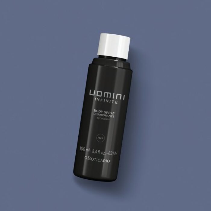 Refil Body Spray Desodorante Uomini Infinite 100ml - Imagem 2