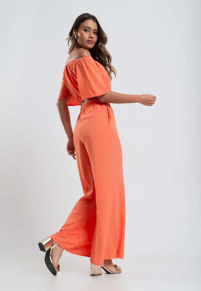 Cropped　blusa Ciganinha Lurex Salvatore Fashion - Imagem 14