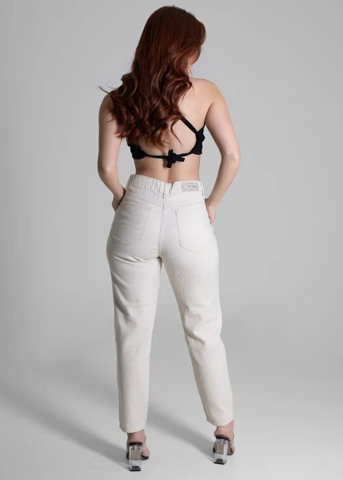 Calça Linho Sawary Mom - 274170 - Imagem 4