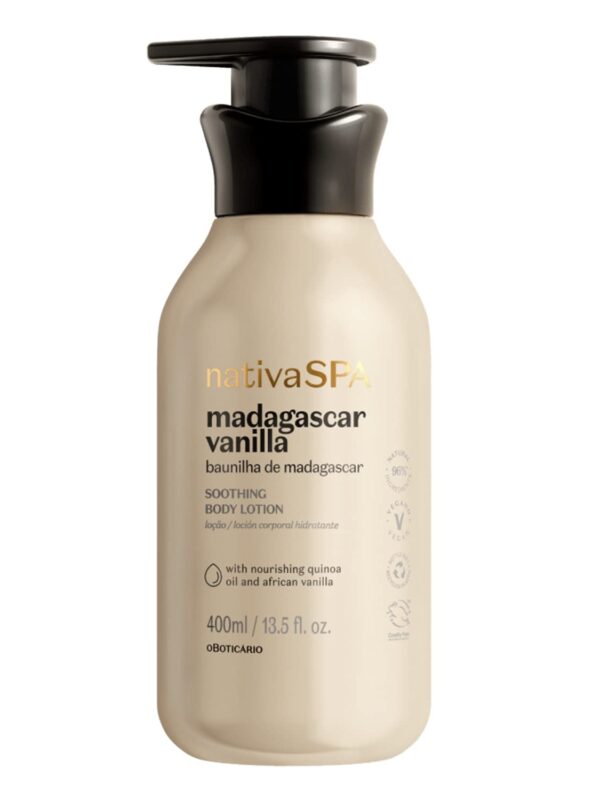 Loção Hidratante Corporal Nativa SPA Baunilha de Madagáscar