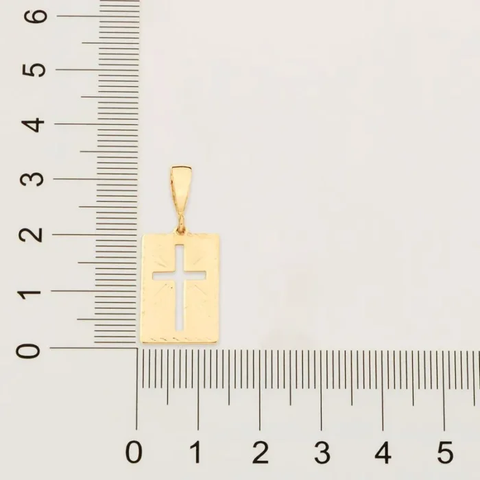 ROMMANEL PINGENTE BANHADO A OURO 18K CRUZ - TAM.ÚNICO 5401040000 - Imagem 2