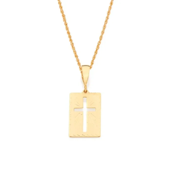 ROMMANEL PINGENTE BANHADO A OURO 18K CRUZ - TAM.ÚNICO 5401040000 - Imagem 4