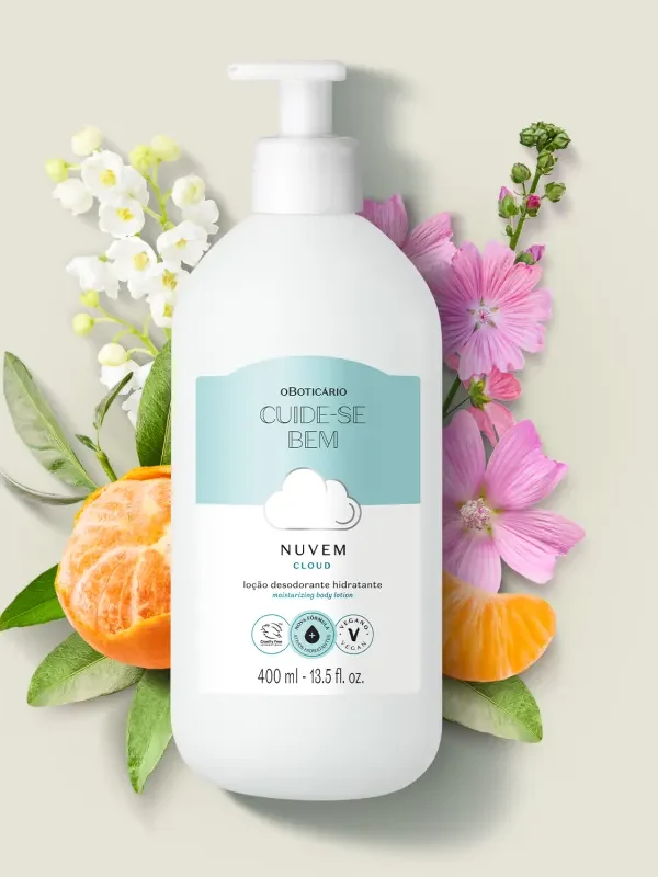 Loção Hidratante Corporal Cuide-se Bem Nuvem, 400ml-oBoticario