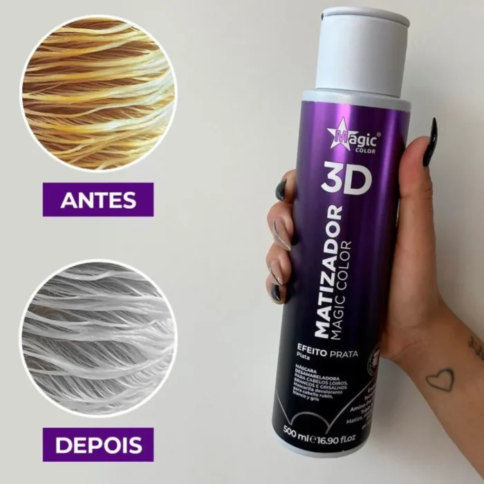 Matizador Efeito Prata Magic Color - 500ml - Imagem 3