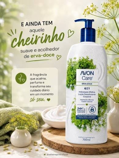 Loção Corporal Erva Doce 700ml-Avon Care - Imagem 2