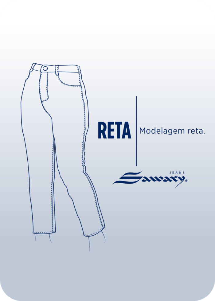 Calça Jeans Sawary Reta Cargo - 277648 - Imagem 7