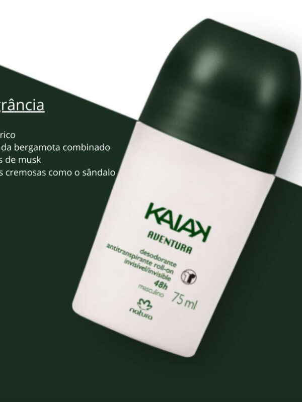 Desodorante Antitranspirante Roll-On Kaiak Aventura Masculino