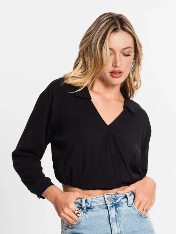 Camisa Manga Longa Transpassada Endless
