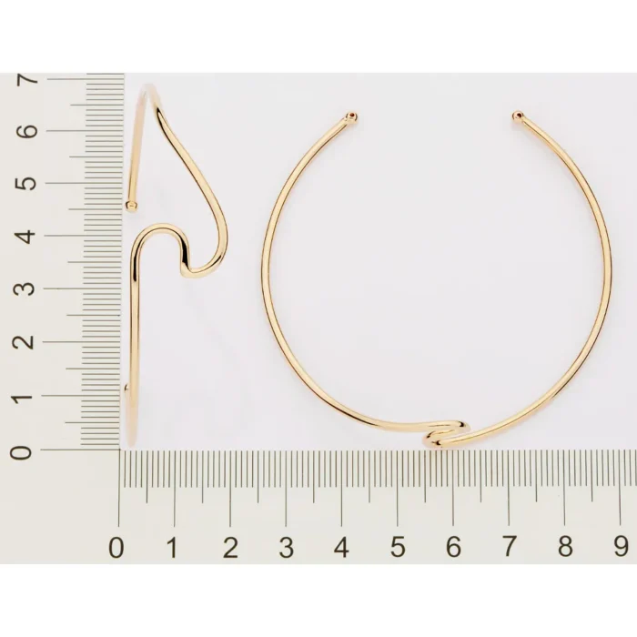 Rommanel-BRACELETE ONDA BANHADO A OURO 18K - TAM.60 5521156000 - Imagem 5