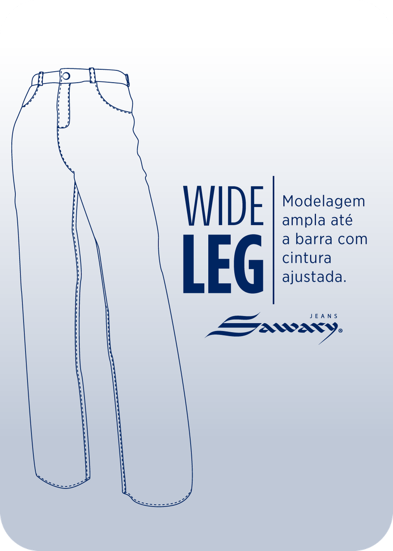 Calça Jeans Sawary Wide Leg - 278588 - Imagem 6