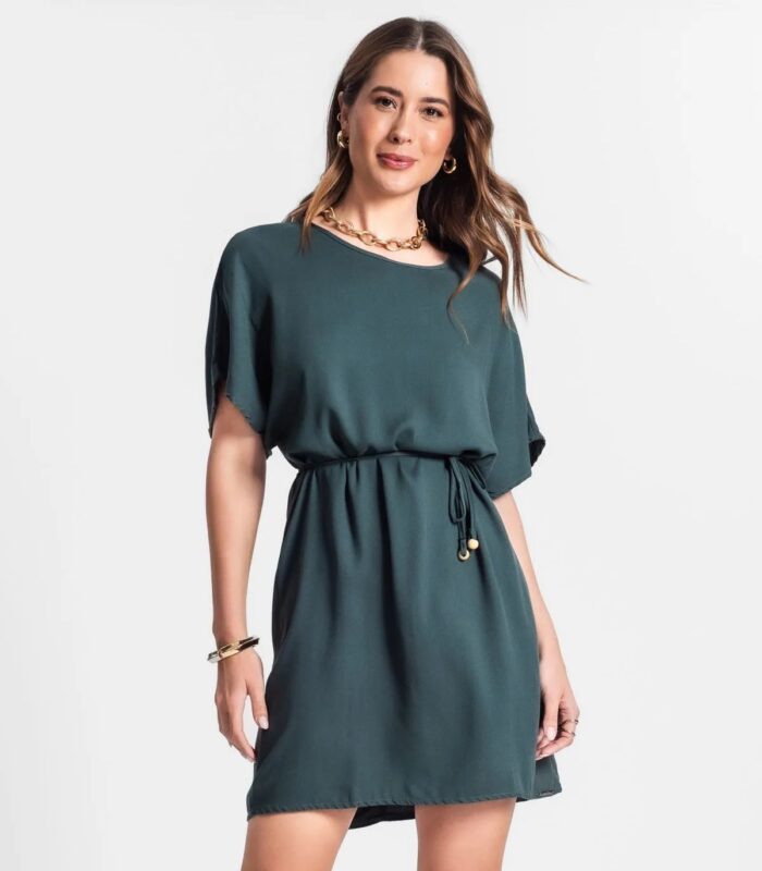 Vestido curto em crepe Rovitex 6169345 - Imagem 6