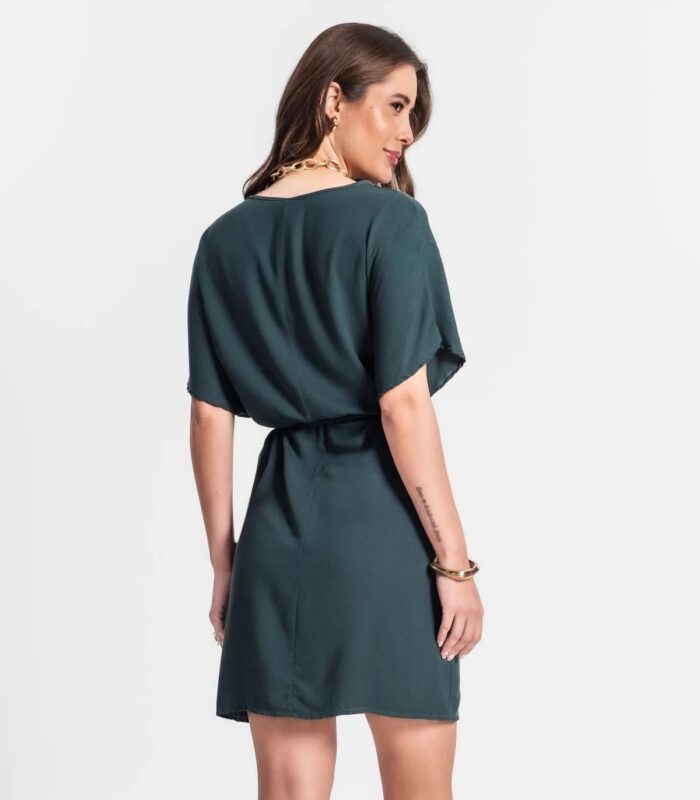 Vestido curto em crepe Rovitex 6169345 - Imagem 5