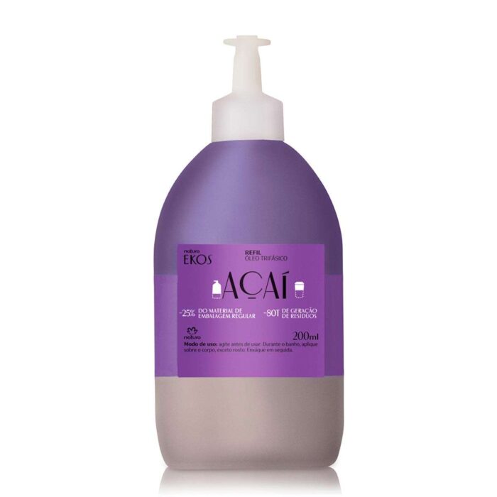 Refil Óleo Trifásico Desodorante Corporal Ekos Açaí-200ml - Imagem 2