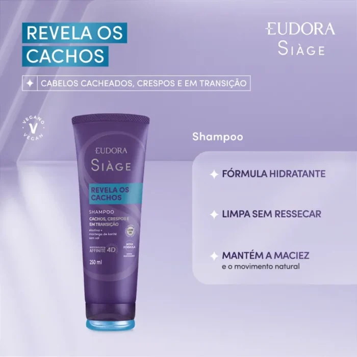 Shampoo Siàge Revela Os Cachos 250ml - Imagem 2