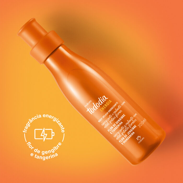 Tododia Flor de Gengibre e Tangerina Body Splash Feminino-natura