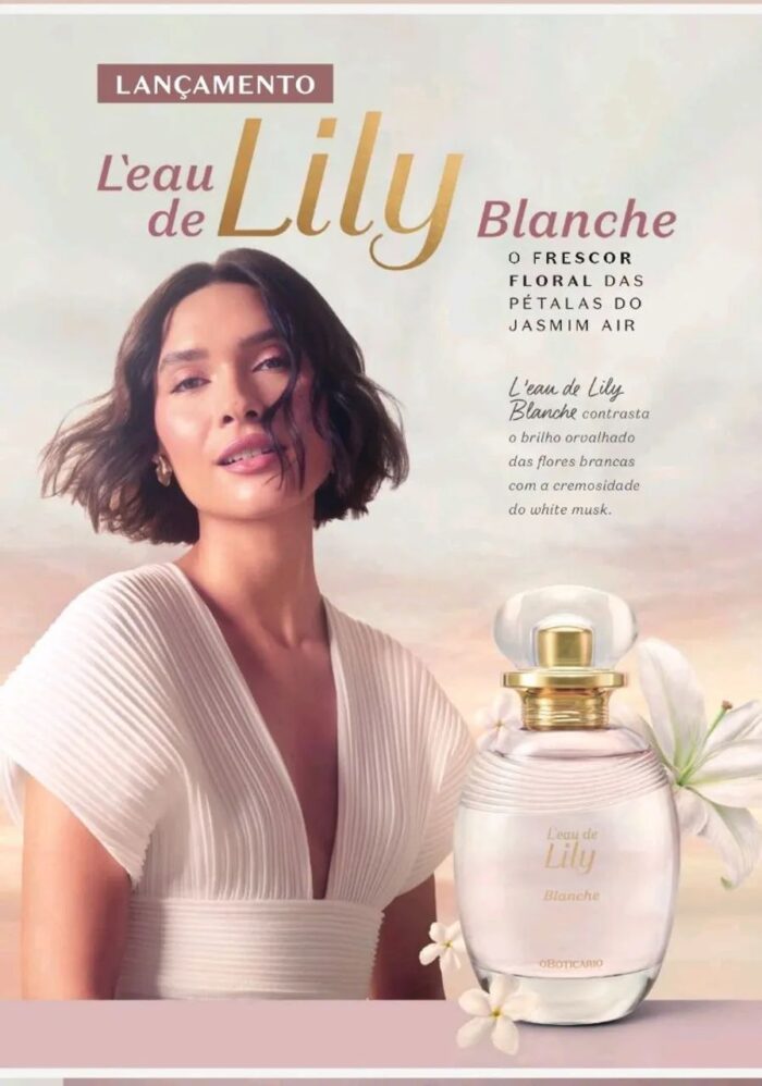 L’eau de Lily Blanche Desodorante Colônia 75ml - Imagem 3
