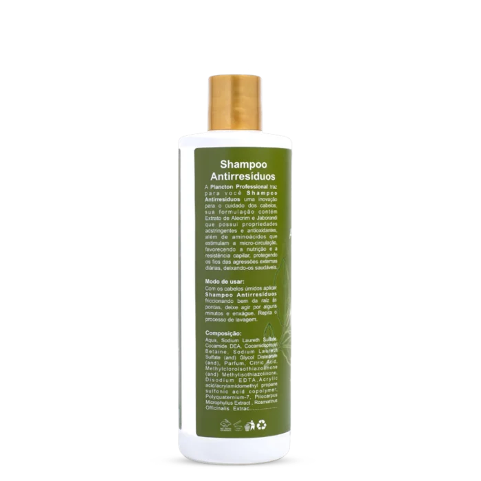 SHAMPOO ANTIRRESÍDUOS 500ML-Plancton - Imagem 2