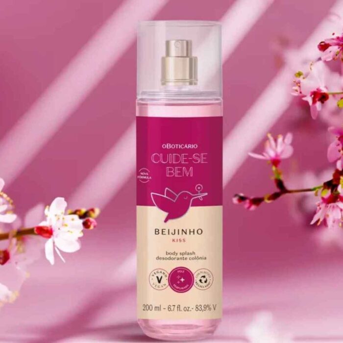 Body Splash Desodorante Colônia Cuide-se Bem Beijinho 200ml - Imagem 2