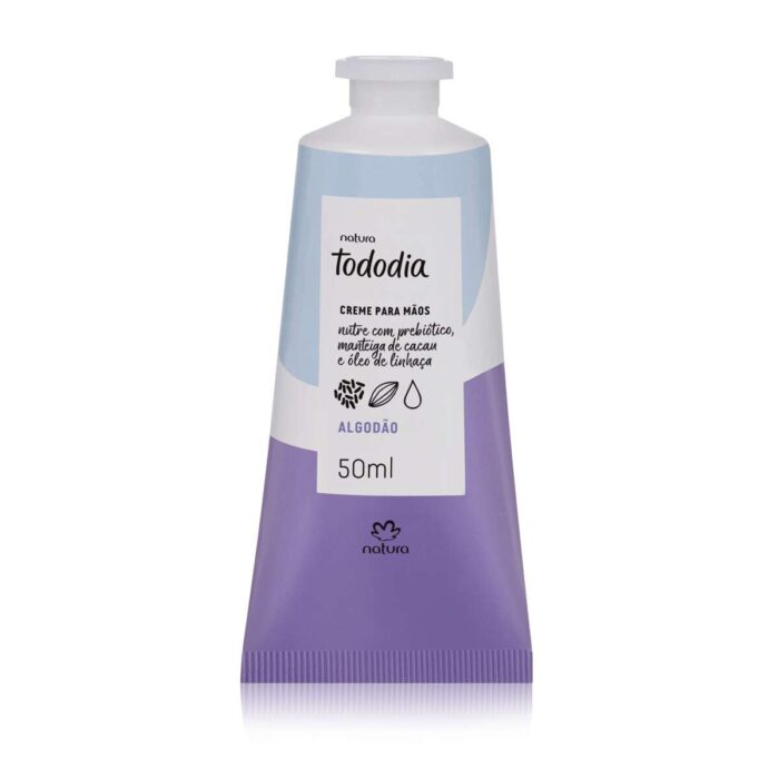 Creme Nutritivo para as Mãos Tododia Algodão-Natura