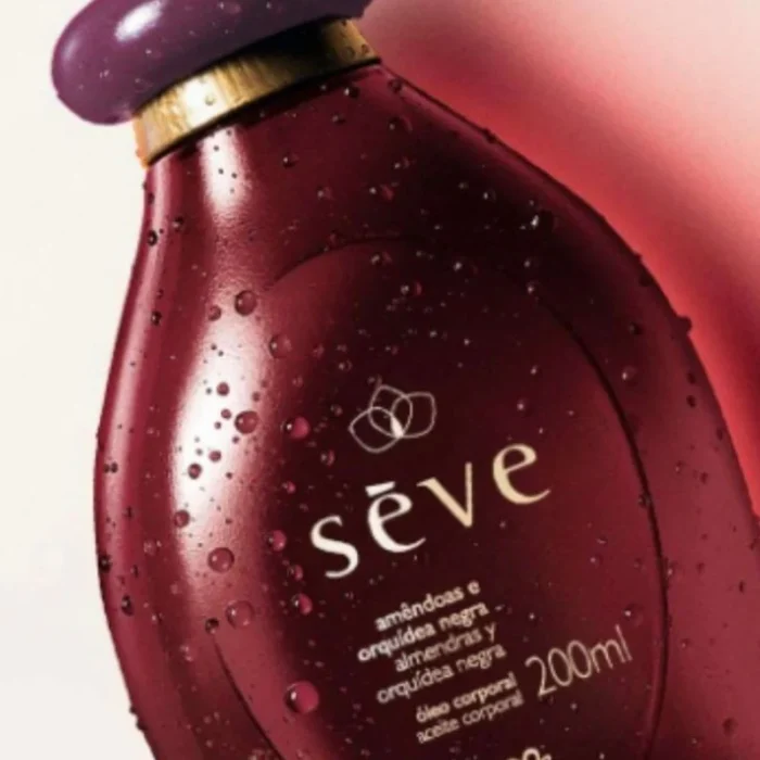 Oleo Corporal Sève Amêndoas e Orquídea Negra Natura 200ml - Imagem 4