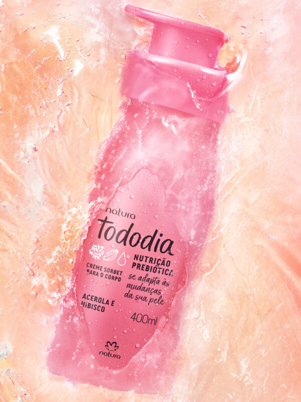 Sorbet Hidratante Nutritivo Tododia Acerola e Hibisco - 400 ml - Natura