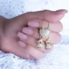 Colar Filhos Casal Clássico Cravejado Bijuteria