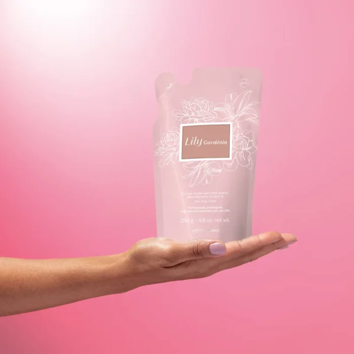 Refil Creme Hidratante  Lily Gardênia O Boticário - Imagem 3
