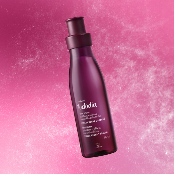 Body Splash Tododia Cereja Negra e Praliné 200 ml-Natura - Imagem 3