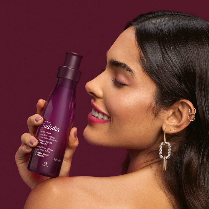 Body Splash Tododia Cereja Negra e Praliné 200 ml-Natura - Imagem 2