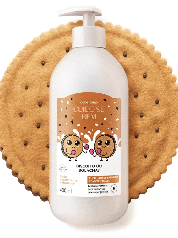 oBoticario Hidratante  Corporal Cuide-se Bem Biscoito ou Bolacha 400ml