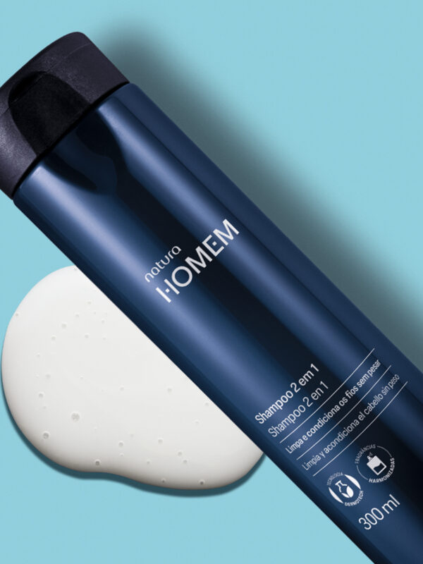 Shampoo 2 em 1 Natura Homem