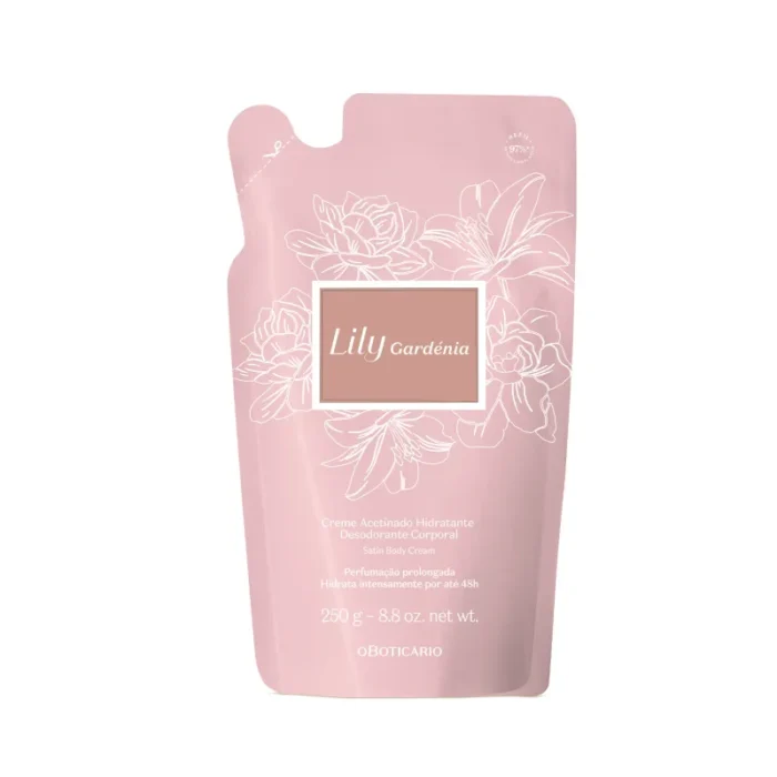 Refil Creme Hidratante  Lily Gardênia O Boticário - Imagem 4