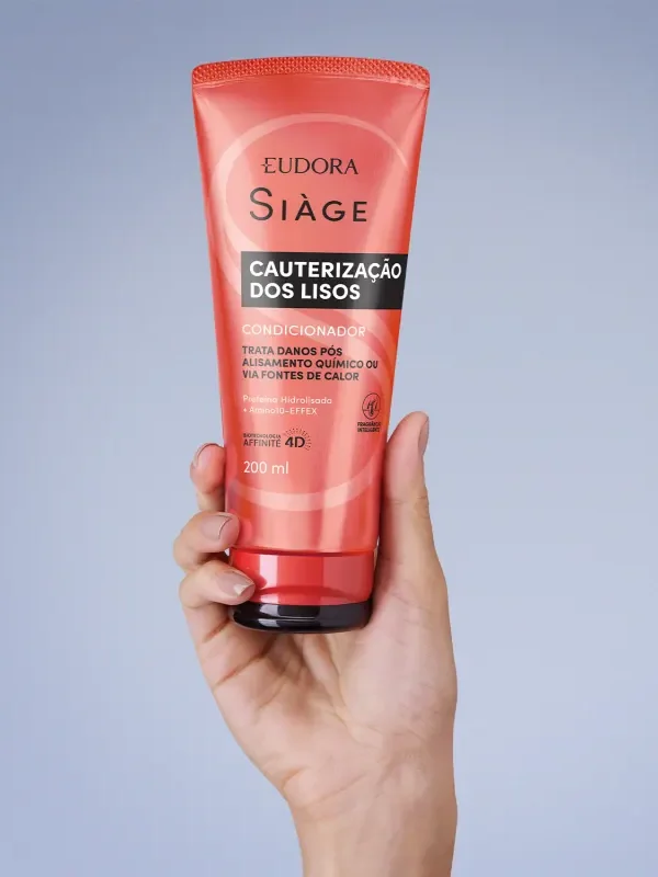 Condicionador Cauterização dos Lisos 4D 200ml Eudora Siàge
