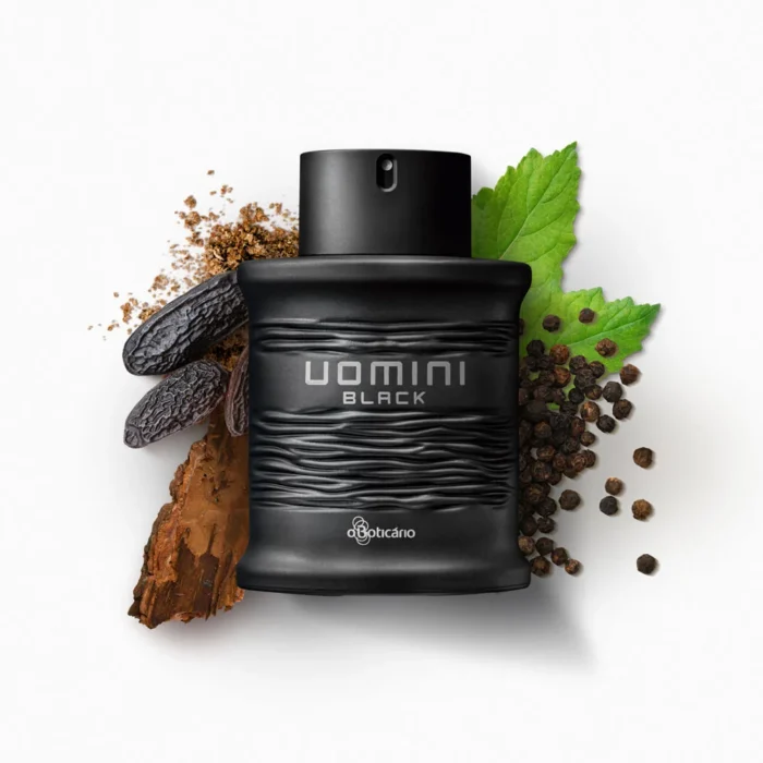 Perfume Uomini Black  Colônia 100ml O Boticario - Imagem 3